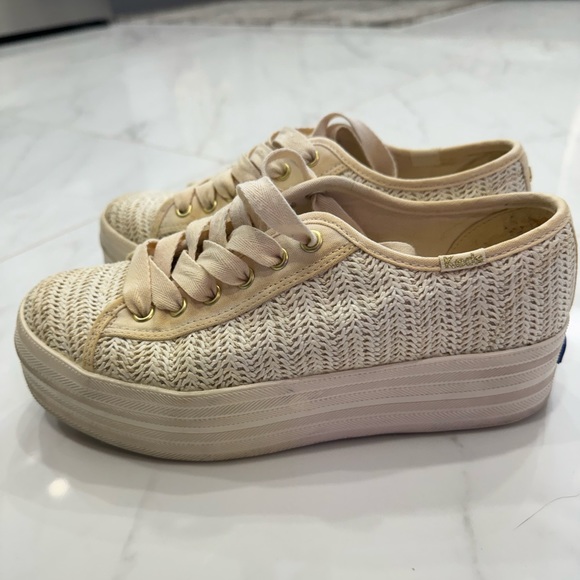 Keds X Kate Spade New York Triple Up Woven Platform Sneaker - Women's, Size 6 - Picture 3 of 8
